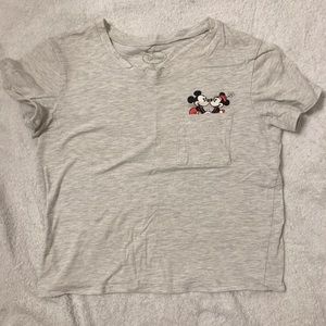 Mickey and Minnie Crop top